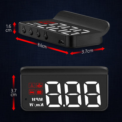 M3 Car OBD2 GPS Head-Up Display Car HUD Projector Display Bounty General Store