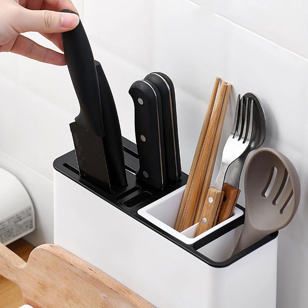 Tableware Storage Holders Kitchen Knife Plastic Storages Racks For Kitchen Convenience Cabinet Kitchen Gadgets Bounty General Store