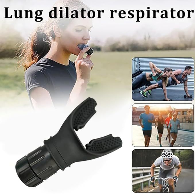 Breathing Trainer Respirator Fitness Equipment Exercise Lung Face Mouthpiece For Household Healthy Care Accessories Bounty General Store