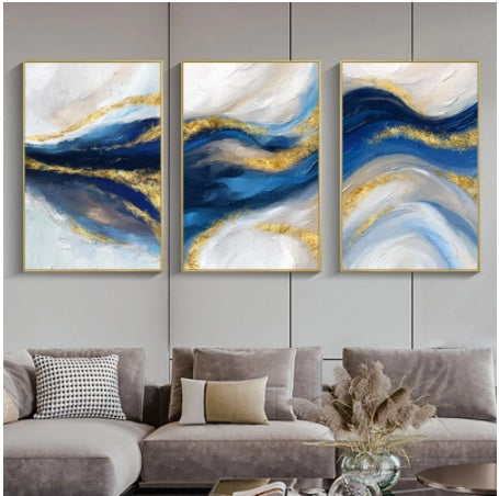 Abstract Canvas Painting Contemporary Art Poster Modern Home Living Room Decor Bounty General Store