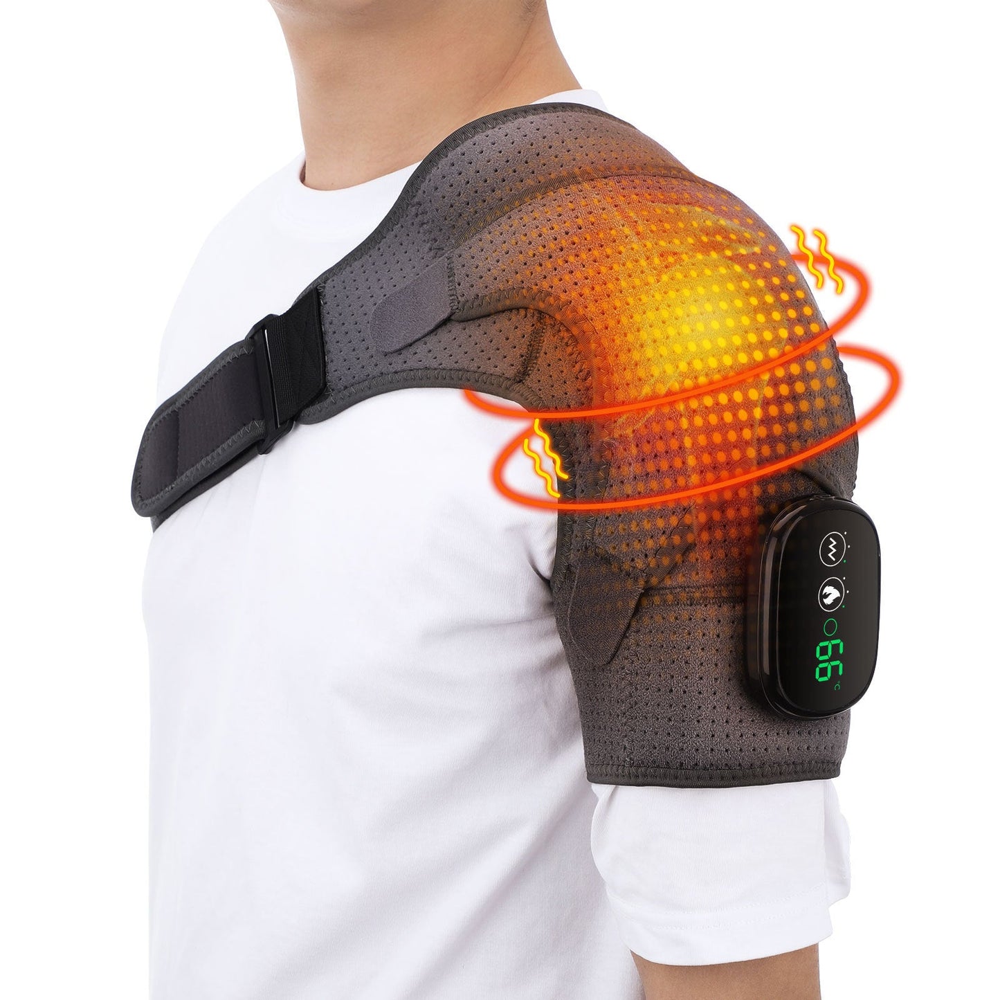 USB Rechargeable Convenient Electric Heating Shoulder Pad Bounty General Store