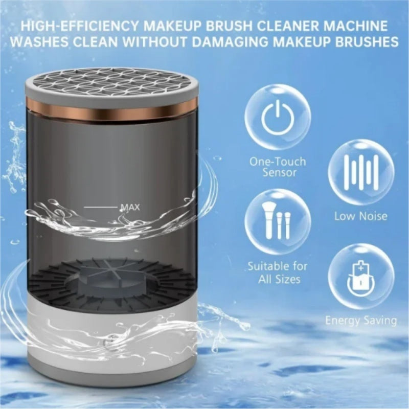 Makeup Brush Cleaner Automatic Rotating Makeup Brush Cleaner USB Portable Electric Cosmetic Makeup Brush Rotary Washing Machine Bounty General Store