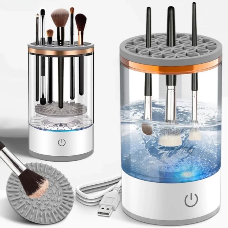 Makeup Brush Cleaner Automatic Rotating Makeup Brush Cleaner USB Portable Electric Cosmetic Makeup Brush Rotary Washing Machine Bounty General Store