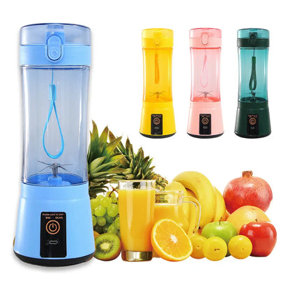 Portable Electric Fruit Juicer Wireless USB Rechargeable Mini Mixer Multifunction Summer Smoothie Blender Machine Kitchen Supplies Bounty General Store