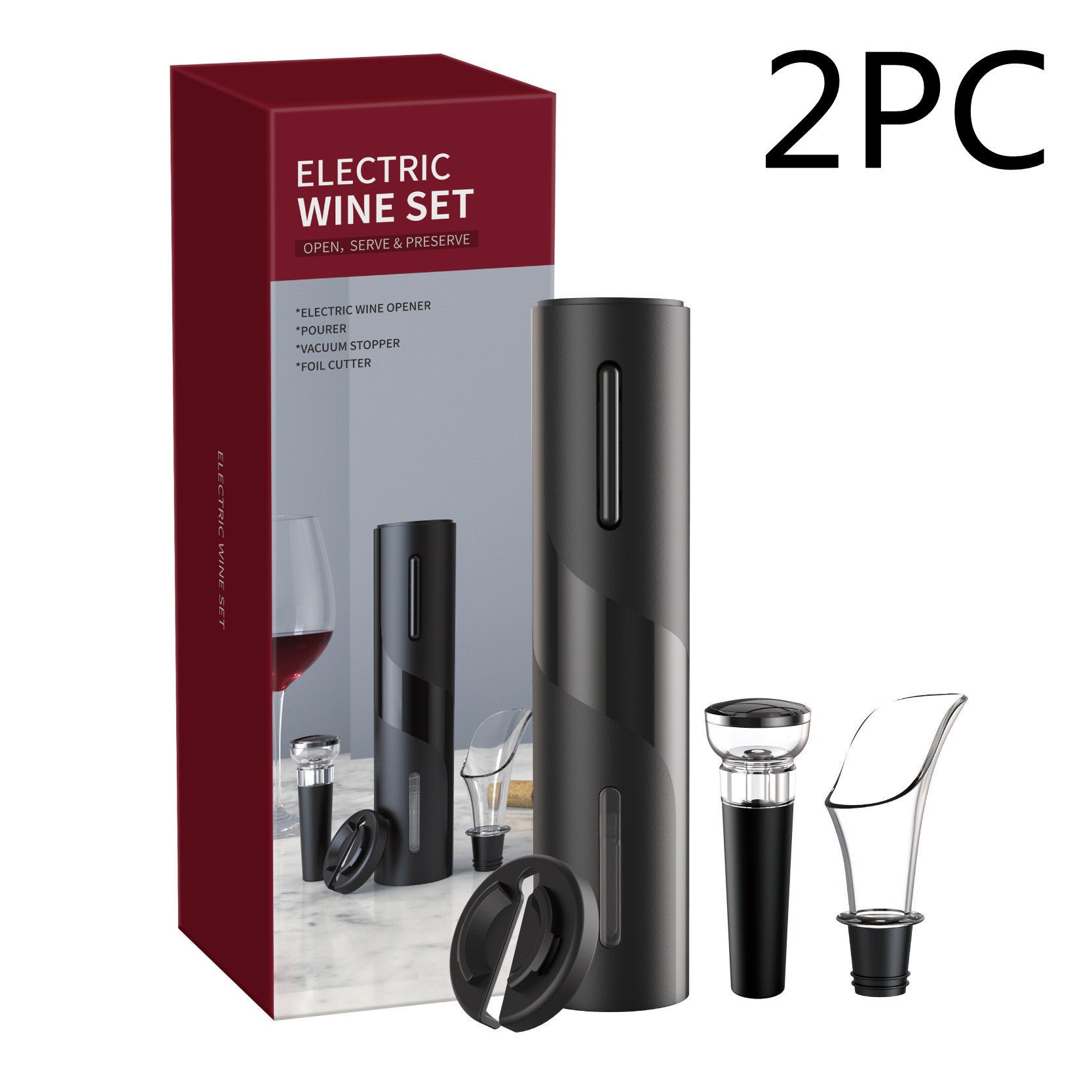 Rechargeable electric wine opener Bounty General Store