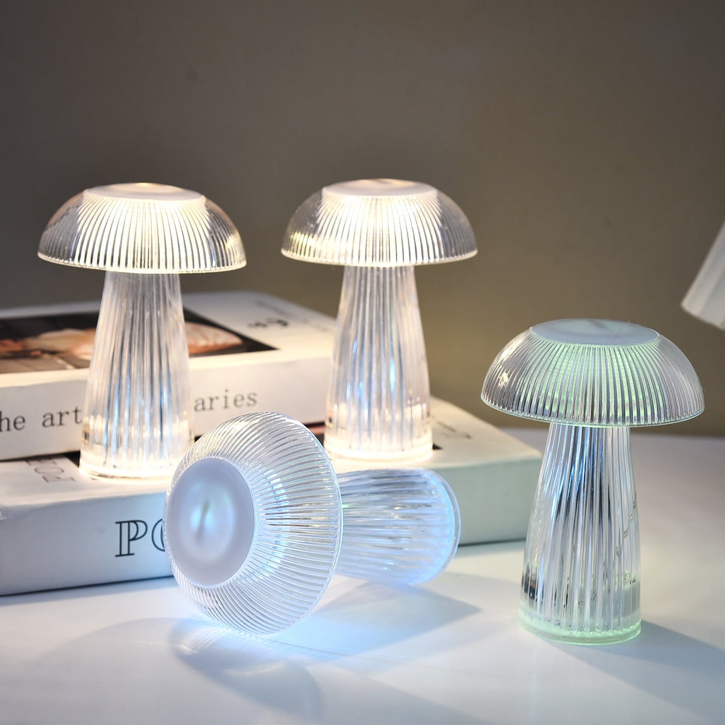 Creative Mushroom Atmosphere Electronic Jellyfish Table Lamp Home Decor Bounty General Store