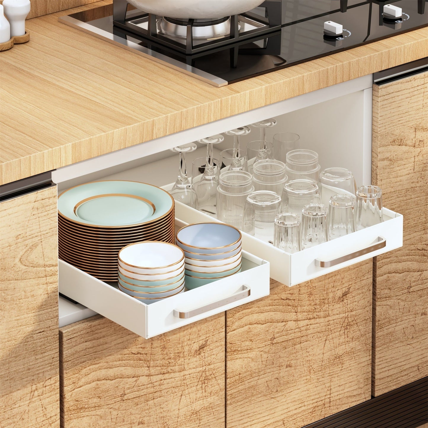 Multi-functional Storage Rack Kitchen Tableware Bounty General Store