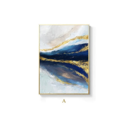 Abstract Canvas Painting Contemporary Art Poster Modern Home Living Room Decor Bounty General Store