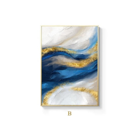 Abstract Canvas Painting Contemporary Art Poster Modern Home Living Room Decor Bounty General Store